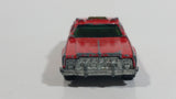 1981 Hot Wheels Fire Chaser Red Die Cast Toy Car Firefighting Rescue Emergency Vehicle - BW - Raised Hong Kong