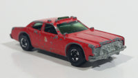 1981 Hot Wheels Fire Chaser Red Die Cast Toy Car Firefighting Rescue Emergency Vehicle - BW - Raised Hong Kong