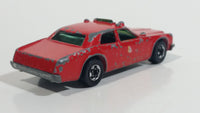 1981 Hot Wheels Fire Chaser Red Die Cast Toy Car Firefighting Rescue Emergency Vehicle - BW - Raised Hong Kong