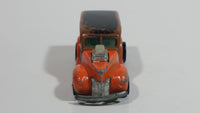 1980 Hot Wheels Hi-Rakers '40's Woodie Orange with Brown Smooth Panel Die Cast Toy Car Vehicle BW Hong Kong