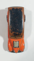 1980 Hot Wheels Hi-Rakers '40's Woodie Orange with Brown Smooth Panel Die Cast Toy Car Vehicle BW Hong Kong