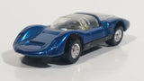 Vintage PlayArt Porsche Carrera 910 Dark Metallic Blue Die Cast Toy Car Vehicle - Hong Kong