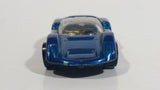 Vintage PlayArt Porsche Carrera 910 Dark Metallic Blue Die Cast Toy Car Vehicle - Hong Kong