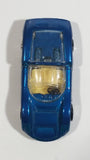 Vintage PlayArt Porsche Carrera 910 Dark Metallic Blue Die Cast Toy Car Vehicle - Hong Kong