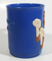 Nestle Quik Laughing Quik Bunny Blue Plastic Hot Chocolate Coffee Mug Cup