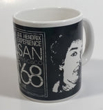 Jimi Hendrix San Francisco '68 Black and White Ceramic Coffee Mug Cup Music Collectible