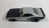 2006 Hot Wheels '71 Plymouth Barracuda Silver Grey and Black 1/24 Scale Die Cast Toy Muscle Car Vehicle