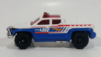 2017 Hot Wheels HW Rescue Off-Duty Truck White and Blue Die Cast Toy Car Vehicle