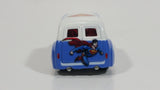 2012 Hot Wheels '56 Ford F-100 Panel Van Truck Superman Blue and White Die Cast Toy Car Hot Rod Vehicle with Opening Hood and Red Line Real Riders