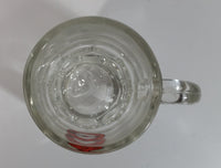 1948-1961 A & W Allen and Wright Ice Cold Root Beer Arrow Logo 6" Tall Heavy Clear Glass Mug