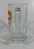 NHL Ice Hockey Calgary Flames NHL Hockey Team 5 1/2" Tall Glass Beer Mug Sports Collectible