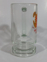 NHL Ice Hockey Calgary Flames NHL Hockey Team 5 1/2" Tall Glass Beer Mug Sports Collectible