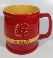 NHL Ice Hockey Calgary Flames NHL Hockey Team Embossed Logo Ceramic Coffee Mug Sports Collectible