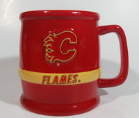 NHL Ice Hockey Calgary Flames NHL Hockey Team Embossed Logo Ceramic Coffee Mug Sports Collectible