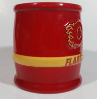 NHL Ice Hockey Calgary Flames NHL Hockey Team Embossed Logo Ceramic Coffee Mug Sports Collectible