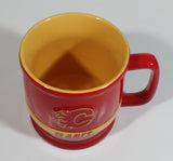 NHL Ice Hockey Calgary Flames NHL Hockey Team Embossed Logo Ceramic Coffee Mug Sports Collectible