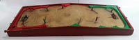 Antique 1940s Munro Games National Hockey Wood and Plastic Pinball Style Table Top Ice Hockey Game