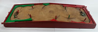 Antique 1940s Munro Games National Hockey Wood and Plastic Pinball Style Table Top Ice Hockey Game