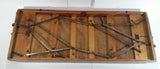 Antique 1940s Munro Games National Hockey Wood and Plastic Pinball Style Table Top Ice Hockey Game