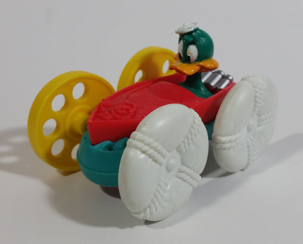 1990 Warner Bros. Tiny Toons Plucky Duck and Babs Bunny Flipping Toy Car Boat Watercraft Vehicle and Telephone McDonald's Happy Meal