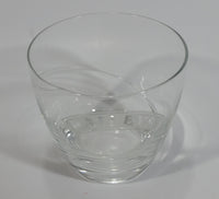 Baileys Irish Cream White Label 3" Tall Clear Glass Swirl Twist Cup