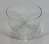 Baileys Irish Cream White Label 3" Tall Clear Glass Swirl Twist Cup