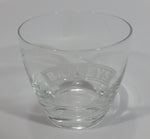 Baileys Irish Cream White Label 3" Tall Clear Glass Swirl Twist Cup