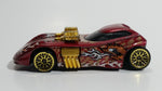 2001 Hot Wheels Extreme Sports Twin Mill II Dark Red Die Cast Toy Car Vehicle