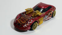 2001 Hot Wheels Extreme Sports Twin Mill II Dark Red Die Cast Toy Car Vehicle