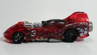 2001 Hot Wheels Power Rocket Clear Red Die Cast Toy Fantasy Race Car Vehicle