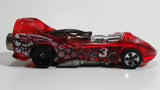 2001 Hot Wheels Power Rocket Clear Red Die Cast Toy Fantasy Race Car Vehicle