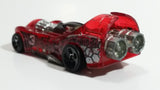 2001 Hot Wheels Power Rocket Clear Red Die Cast Toy Fantasy Race Car Vehicle