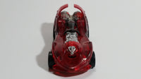 2001 Hot Wheels Power Rocket Clear Red Die Cast Toy Fantasy Race Car Vehicle