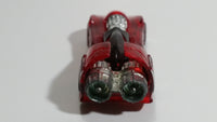 2001 Hot Wheels Power Rocket Clear Red Die Cast Toy Fantasy Race Car Vehicle