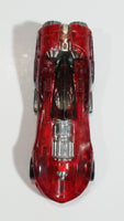 2001 Hot Wheels Power Rocket Clear Red Die Cast Toy Fantasy Race Car Vehicle