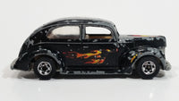 1983 Hot Wheels Hot Ones '40 Ford 2-Door Black Die Cast Toy Hot Rod Car Vehicle