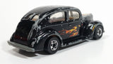 1983 Hot Wheels Hot Ones '40 Ford 2-Door Black Die Cast Toy Hot Rod Car Vehicle