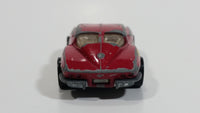 1987 Hot Wheels Split Window '63 Dark Red Die Cast Toy Car Vehicle - Hong Kong