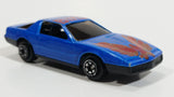 Vintage Yatming Pontiac Trans-Am Firebird Blue Black Bird No. 803 Die Cast Toy Car Vehicle