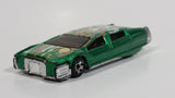 2004 Hot Wheels Camoflamage Syd Mead's Sentinel 400 Limo Green Die Cast Toy Limousine Car Vehicle