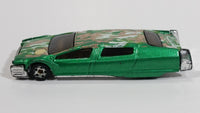 2004 Hot Wheels Camoflamage Syd Mead's Sentinel 400 Limo Green Die Cast Toy Limousine Car Vehicle