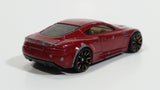 2012 Hot Wheels Faster Than Ever '12 Aston Martin DBS Dark Red Maroon Die Cast Toy Car Vehicle