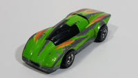 1986 Hot Wheels Crack-Ups Exotic (Top crash) Bangster Green Die Cast Toy Car Vehicle Hong Kong