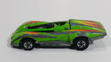 1986 Hot Wheels Crack-Ups Exotic (Top crash) Bangster Green Die Cast Toy Car Vehicle Hong Kong