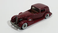 1983 Hot Wheels '35 Classic Caddy Cadillac Maroon Die Cast Toy Car Vehicle