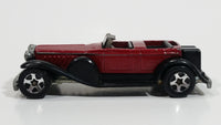 2001 Hot Wheels 1931 Duesenberg Model J ('31 Doozie) Dark Red Die Cast Toy Car Vehicle No. 176