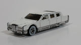 1991 Hot Wheels Limozeen White Die Cast Toy Car Limousine Limo Vehicle