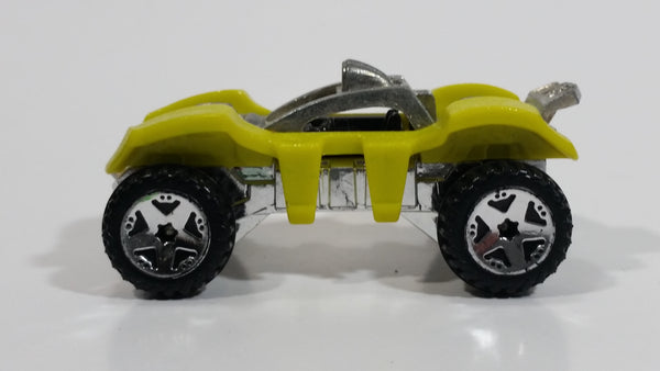 2010 Hot Wheels Spider Rider Yellow Die Cast Toy Car Vehicle