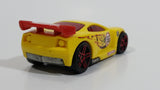 2010 Hot Wheels Police Pursuit Power Rage Yellow #55 Plastic Body Die Cast Toy Car Vehicle