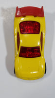 2010 Hot Wheels Police Pursuit Power Rage Yellow #55 Plastic Body Die Cast Toy Car Vehicle